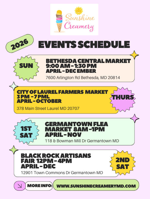 Farmers Market Schedule